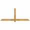 Ekena Millwork Eugene Rough Sawn Timber Gable Bracket, Western Red Cedar, 72"W x 30"H x 2"D x 4"F, 10/12 Pitch GBW072X30X0204EUG00RWR - alternate 1
